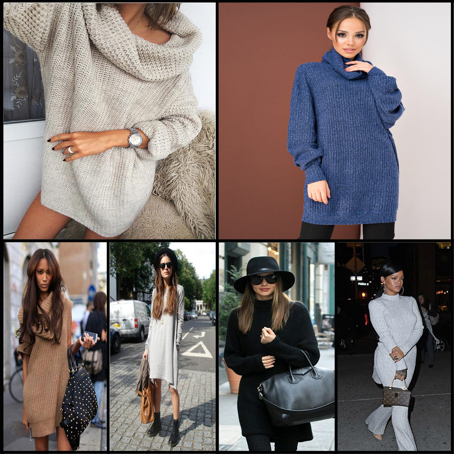 Как связать теплое зимнее платье свитер для женщин спицами: фото новых моделей и схема 41