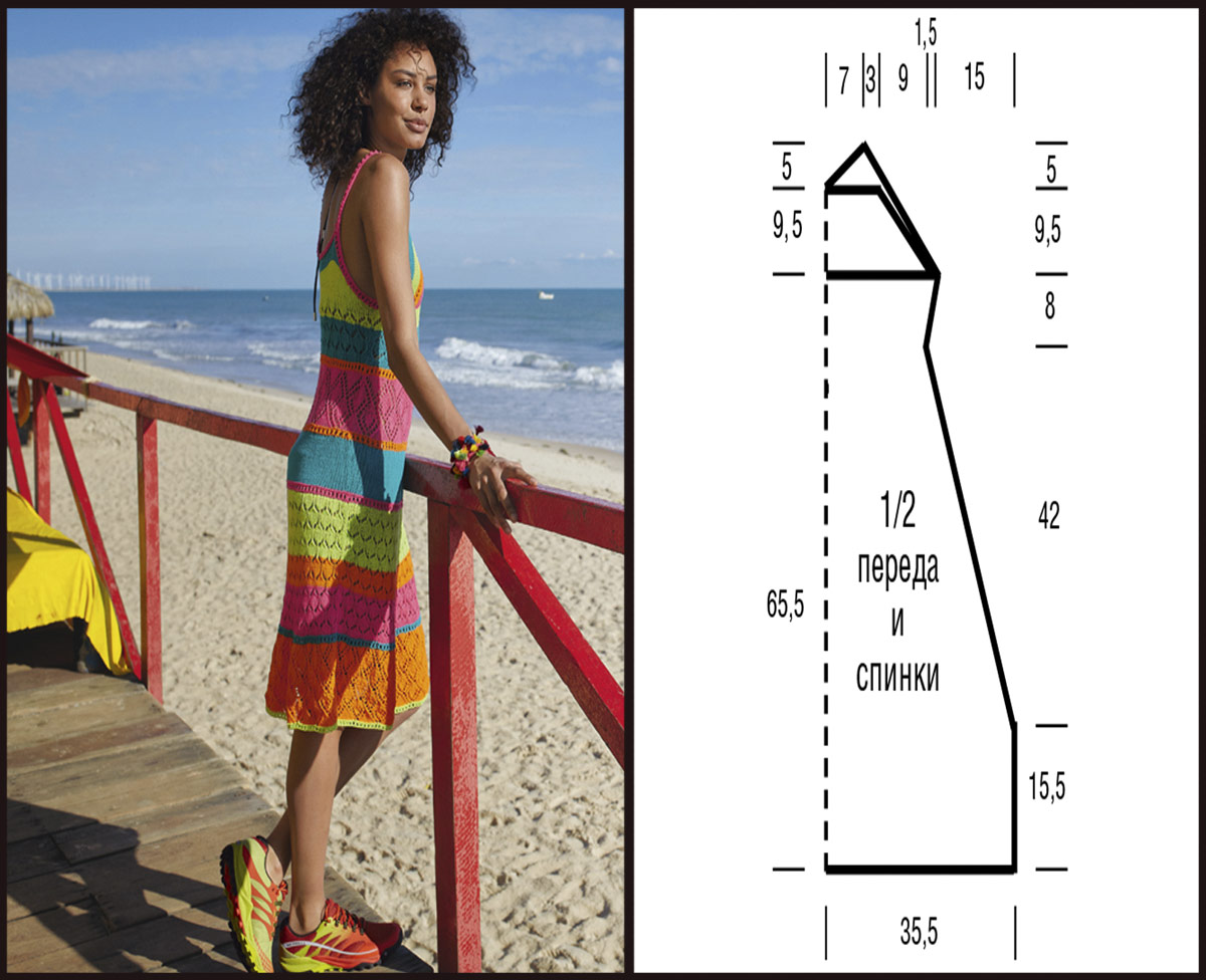 Как связать легкое пляжное платье своими руками c фото Bez-imeni-1