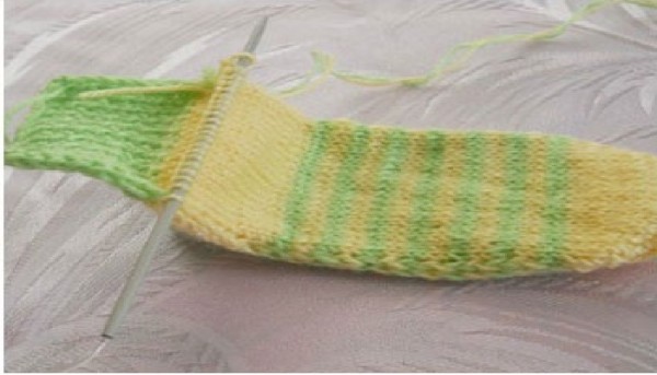 Техника вязания шерстяных носков спицами без шва Okonchanie-vyazaniya
