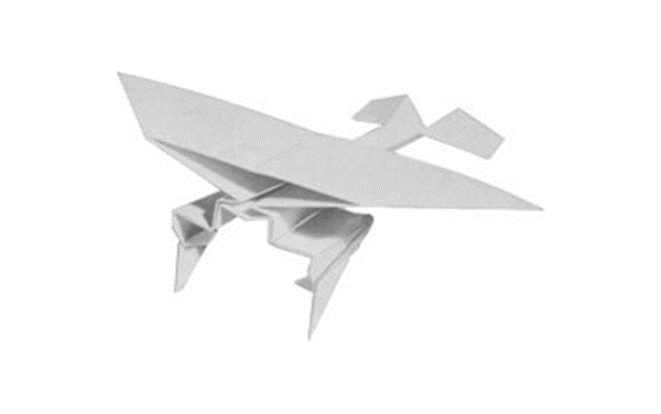 модель военного самолетика